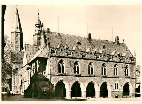 AK / Ansichtskarte Goslar Rathaus mit Marktkirche Reichsbauernstadt Kat. Goslar