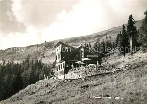 AK / Ansichtskarte Zettersfeld Tirol Zettersfeldhuette Berghaus Alpen Kat. Thurn