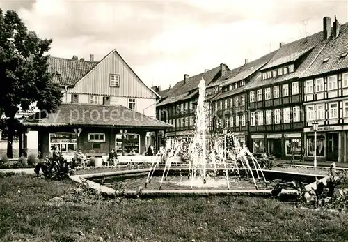 AK / Ansichtskarte Wernigerode Harz Nikolaiplatz Brunnen Kat. Wernigerode