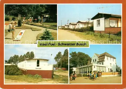 AK / Ansichtskarte Insel Poel Schwarzer Busch Minigolf Bungalows Dwarsloeper FDGB Erholungsheim Freundschaft Kat. Insel Poel