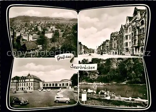 AK / Ansichtskarte Saarbruecken Panorama Teilansichten Kat. Saarbruecken