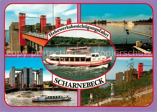 AK / Ansichtskarte Scharnebeck Lueneburg Hebewerksbesichtigungsfahrt Kat. Scharnebeck