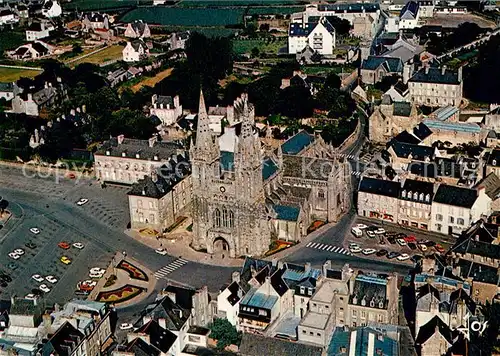 AK / Ansichtskarte Saint Pol de Leon Fliegeraufnahme Cathedrale Palais episcopal Kat. Saint Pol de Leon