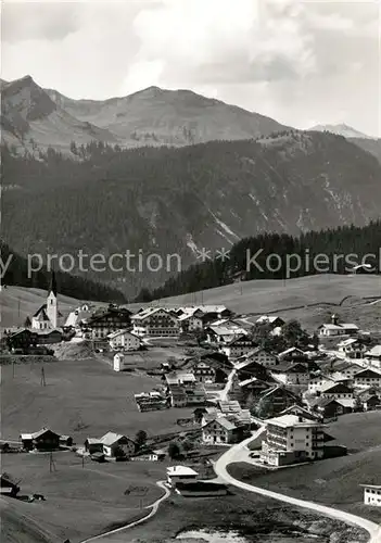 AK / Ansichtskarte Berwang Tirol Fliegeraufnahme mit Lechtaler Alpen Kat. Berwang