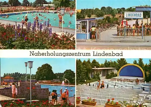 AK / Ansichtskarte Pasewalk Mecklenburg Vorpommern Naherholungszentrum Lindenbad Konzertplatz Schachspiel im Park Kat. Pasewalk