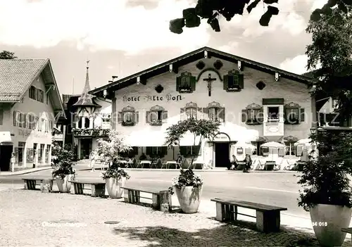 AK / Ansichtskarte Oberammergau Hotel Alte Post Kat. Oberammergau