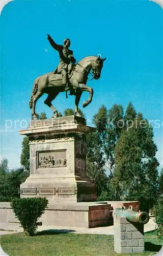 AK / Ansichtskarte Puebla Monumento al Gral Ignacio Zaragoza Denkmal Reiterstandbild Kat. Puebla