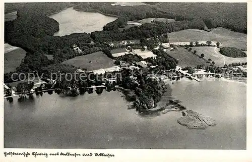 AK / Ansichtskarte Kellersee Ukleisee Fliegeraufnahme Kat. Malente