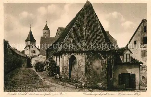 AK / Ansichtskarte Dinkelsbuehl Dreikoenigskapelle Kapuziner Weg Kat. Dinkelsbuehl