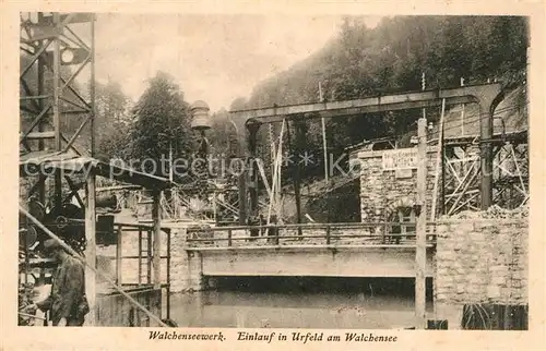 AK / Ansichtskarte Walchensee Walchenseewerk Einlauf in Urfeld Kat. Kochel a.See