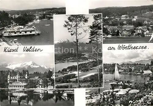 AK / Ansichtskarte Velden Woerthersee Teilansichten Schloss