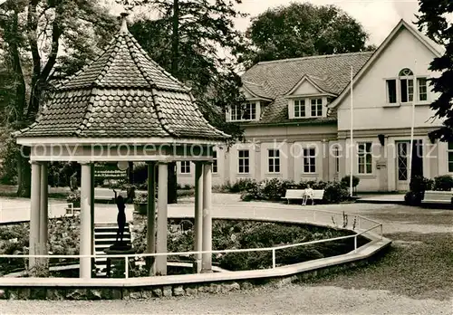 AK / Ansichtskarte Bad Berka Goethe Brunnen mit Kurmittelhaus Kat. Bad Berka