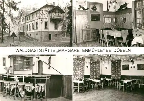 AK / Ansichtskarte Doebeln Waldgaststaette Margaretenmuehle Kat. Doebeln