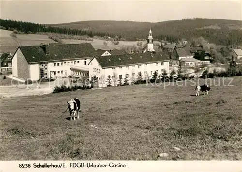 AK / Ansichtskarte Schellerhau FDGB Urlauber Casino Kat. Altenberg