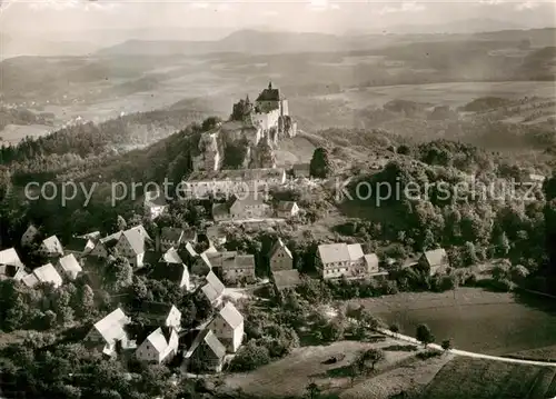 AK / Ansichtskarte Hohenstein Kirchensittenbach Fliegeraufnahme mit Burg Hohenstein Kat. Kirchensittenbach