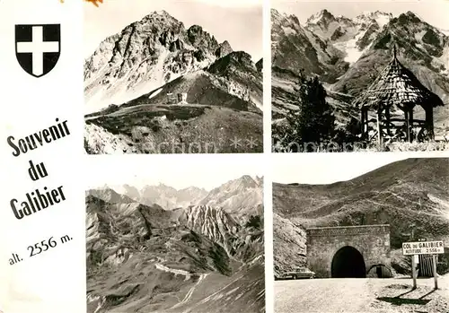 AK / Ansichtskarte Col du Galibier Teilansichten mit Tunnel