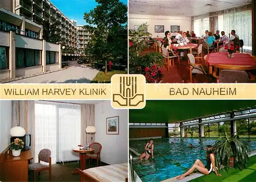 AK / Ansichtskarte Bad Nauheim William Harvey Klinik Schwimmbad Kat. Bad Nauheim