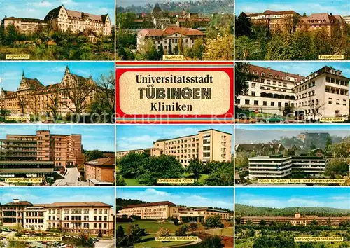 AK / Ansichtskarte Tuebingen Universitaetsstadt Kliniken  Kat. Tuebingen