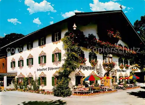 AK / Ansichtskarte Walchsee Tirol Postgasthof Pension Fischerwirt Kat. Walchsee