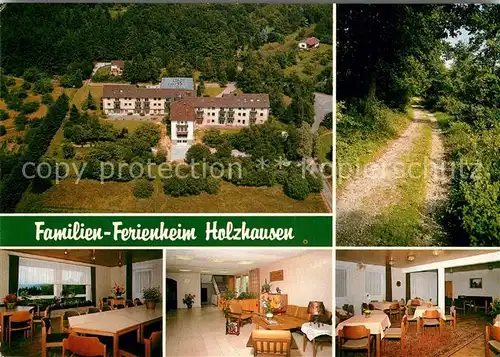 AK / Ansichtskarte Burbach Eifel Fliegeraufnahme Ferienheim Holzhausen Kat. Burbach