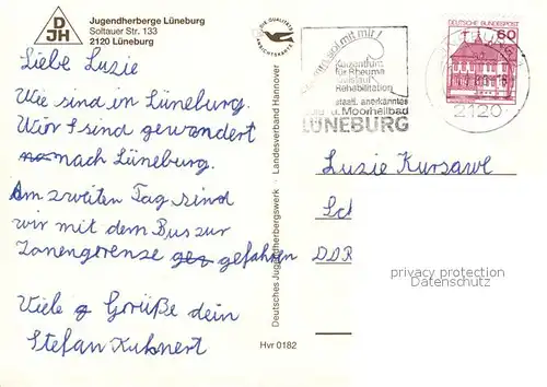 AK / Ansichtskarte Lueneburg Jugendherberge  Kat. Lueneburg