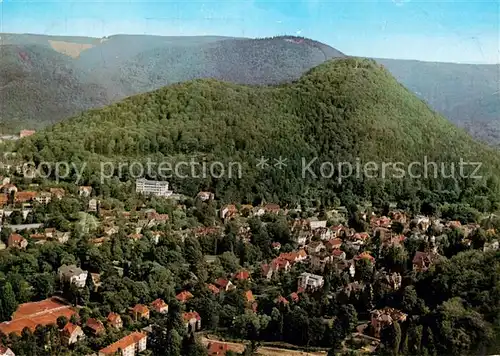 AK / Ansichtskarte Bad Harzburg Fliegeraufnahme mit Sanatorium am Burgberg Kat. Bad Harzburg
