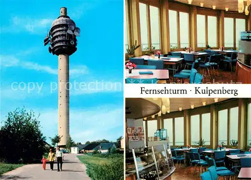 AK / Ansichtskarte Kulpenberg Fernsehturm Restaurant Kat. Bad Frankenhausen