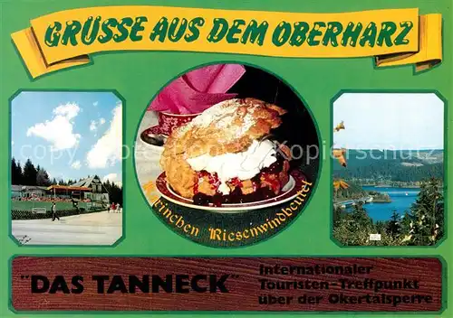 AK / Ansichtskarte Okertalsperre Restaurant Das Tanneck Fliegeraufnahme Kat. Goslar