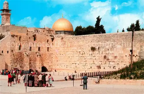 AK / Ansichtskarte Jerusalem Yerushalayim Western Wall Klagemauer Kat. Israel