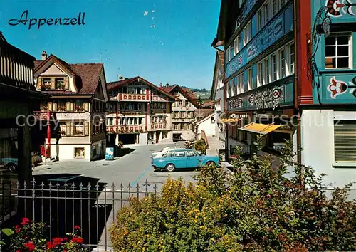 AK / Ansichtskarte Appenzell IR Haeuserpartie Ortsmitte Kat. Appenzell