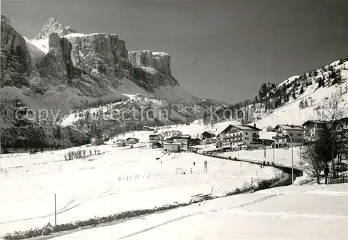 AK / Ansichtskarte Colfosco Val Badia Gruppo Sella Winterpanorama Kat. Corvara Bolzano