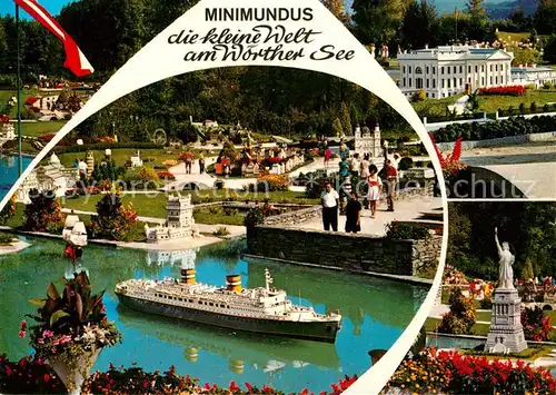 AK / Ansichtskarte Klagenfurt Woerthersee Minimundus "Die kleine Welt" am Woerther See Miniaturpark