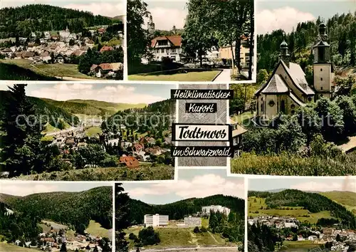AK / Ansichtskarte Todtmoos Panorama Kurort im Schwarzwald Kirche Kat. Todtmoos