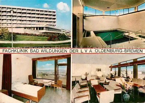 AK / Ansichtskarte Bad Wildungen Fachklinik der LVA Oldenburg Bremen Kat. Bad Wildungen