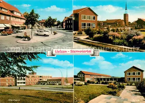 AK / Ansichtskarte Uelzen Lueneburger Heide Sternviertel Sternplatz Altenheim Schule Kat. Uelzen