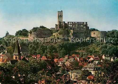 AK / Ansichtskarte Koenigstein Taunus Altstadt mit Burgruine Kat. Koenigstein im Taunus