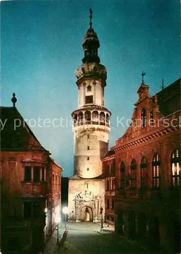 AK / Ansichtskarte Sopron Tueztorony a Storno hazzal Feuerturm mit Stornohaus