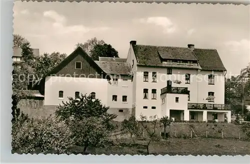 AK / Ansichtskarte Langscheid Sorpesee Pension Becker Rasche Kat. Sundern (Sauerland)