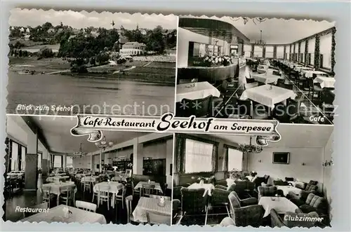 AK / Ansichtskarte Langscheid Sorpesee Seehof Restaurant Cafe Clubzimmer Kat. Sundern (Sauerland)