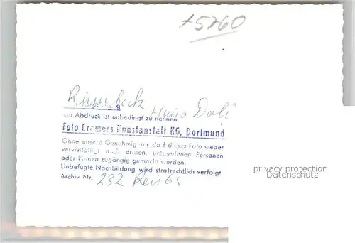 AK / Ansichtskarte Rumbeck Sauerland Haus Dolle Gaststube Kat. Arnsberg