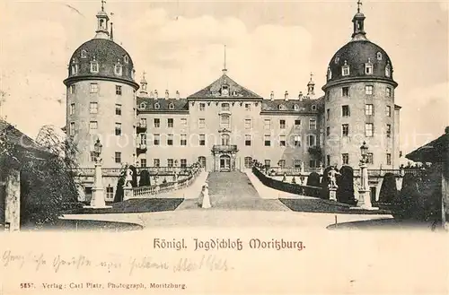 AK / Ansichtskarte Moritzburg Sachsen Koenigliches Schloss Kat. Moritzburg Dresden