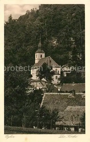 AK / Ansichtskarte Oybin Die Kirche Kat. Kurort Oybin