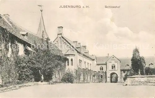 AK / Ansichtskarte Ilsenburg Harz Schlosshof  Kat. Ilsenburg Harz