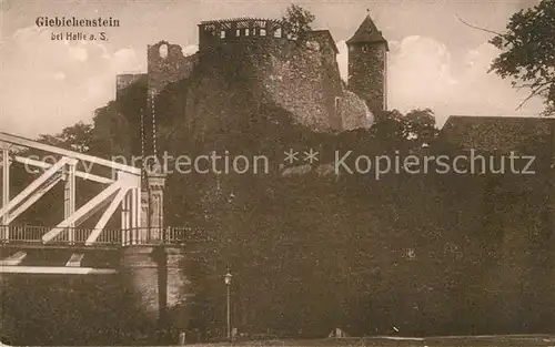 AK / Ansichtskarte Giebichenstein Halle Saale Burg Kat. Halle