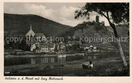 AK / Ansichtskarte Beilstein Mosel Burg Metternich Kat. Beilstein