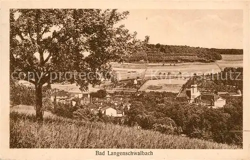 AK / Ansichtskarte Langenschwalbach Panorama Kat. Bad Schwalbach