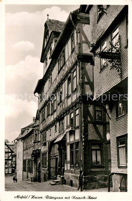 AK / Ansichtskarte Alsfeld Rittergasse Neurath Haus Kat ...