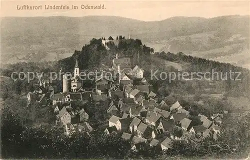 AK / Ansichtskarte Lindenfels Odenwald Panorama Kat. Lindenfels