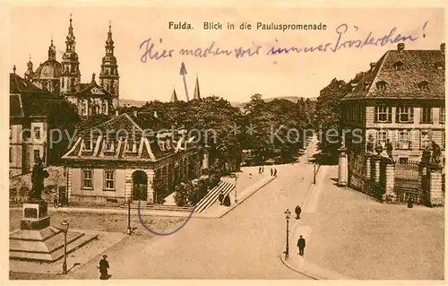 AK / Ansichtskarte Fulda Pauluspromenade Kat. Fulda