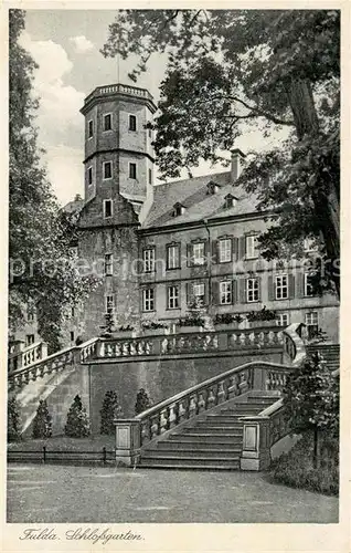 AK / Ansichtskarte Fulda Schlossgarten Schloss Kat. Fulda